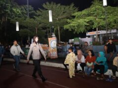 Kapolres Sukabumi Kota Sisir Wilayah, Gunakan Sepeda Motor Hingga Patroli Jalan Kaki, Pastikan Kondusifitas Libur akhir Pekan