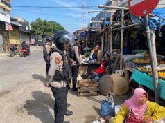Sat Samapta Polres Garut Patroli Pasar Tradisional