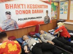 Tambah Stok Darah PMI, Polres Purbalingga Gelar Donor Darah