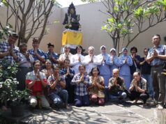 Danlanud Husein Sastranegara Sapa Umat Hindu di Pura, Pupuk Toleransi Beragama