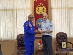 Korpolairud Baharkam Polri Mendapat Kunjungan Kehormatan dari Delegasi DCIS Prancis