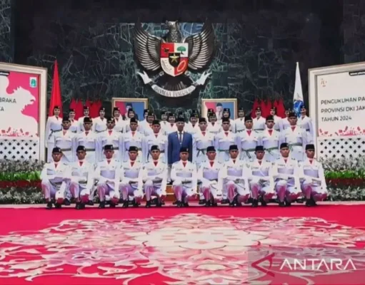 Paskibraka Putri Tetap Berjilbab Saat Bertugas di IKN