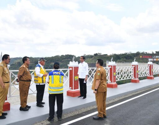 Presiden Jokowi Resmikan Bendungan Leuwikeris Daya Tampung 81 Juta Meter Kubik Air