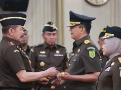 Jaksa Agung ST Burhanuddin Lantik Empat Kajati dari Gorontalo, Lampung, Sumbar, dan Kaltara
