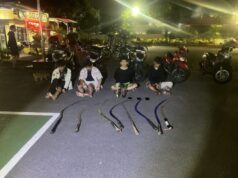 Polisi Bubarkan Tawuran Amankan Empat Remaja dan Barang Bukti Sajam