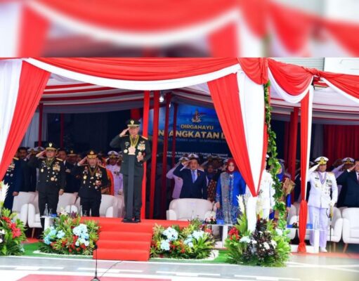 Kapolri Hadiri HUT ke-79 TNI AL