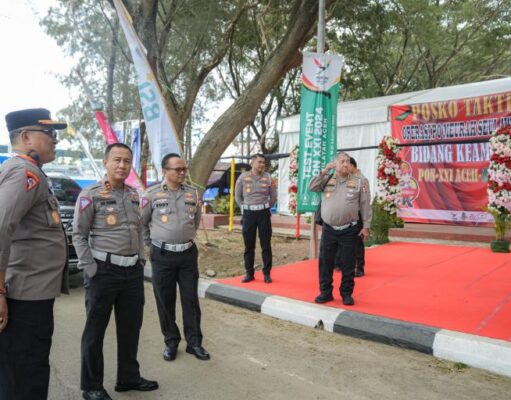 Kakorlantas Tinjau Kesiapan Pengamanan Pon Aceh-Sumut di Stadion Harapan Bangsa