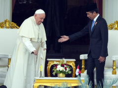 Presiden Terima Kunjungan Paus Fransiskus di Istana Merdeka, Jakarta
