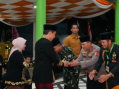 Kapolri dan Panglima TNI Dampingi Presiden Joko Widodo pada Pembukaan MTQN di Samarinda