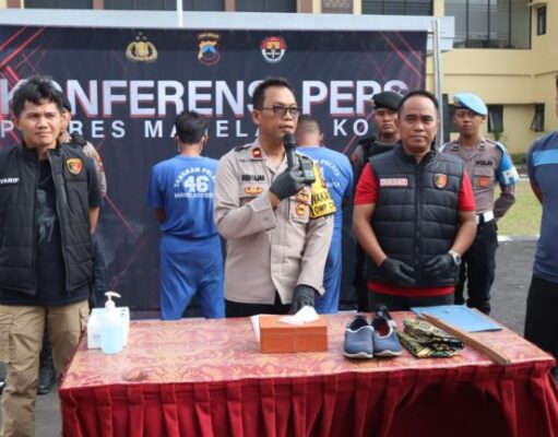 Baku Hantam di Cacaban Magelang, 2 Pria Ditangkap Polres Magelang Kota