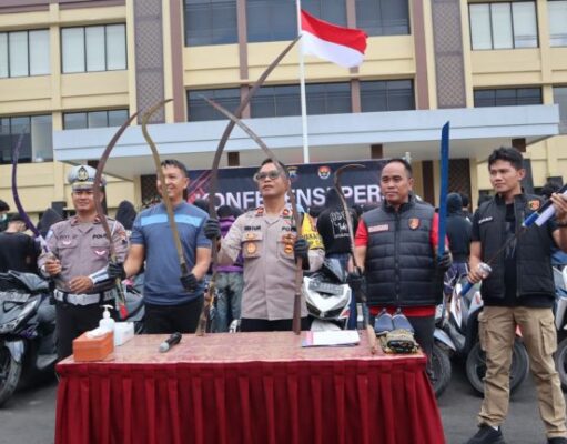 Polres Magelang Kota Gagalkan Tawuran dan Amankan 35 Remaja serta 9 Senjata Tajam