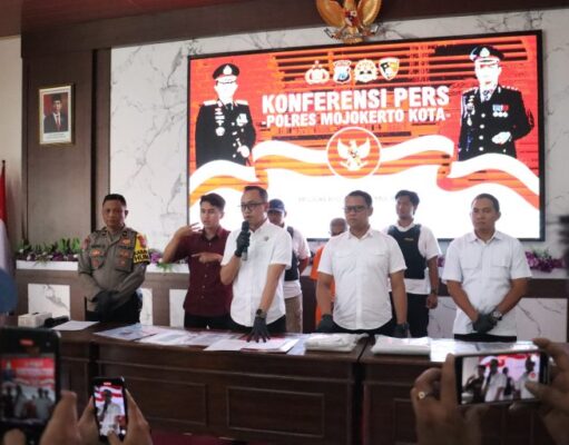 Polres Mojokerto Kota Berhasil Amankan Pelaku TPPO yang Jual Istri untuk Layani Prostitusi