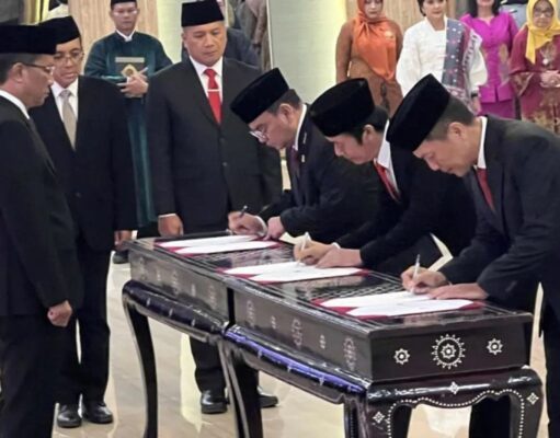 Irjen Pol Nico Afinta Dilantik Sebagai Sekjen Menkumham