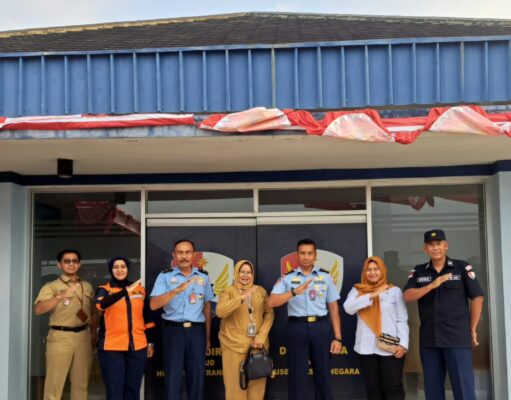 Kadispotdirga Lanud Husein Sastranegara Terima Kunjungan dari DKPP Kota Bandung