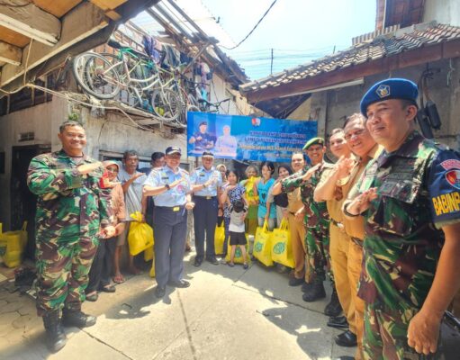 Danlanud Husein Sastranegara Resmikan Fasilitas MCK di Kelurahan Husein Sastranegara