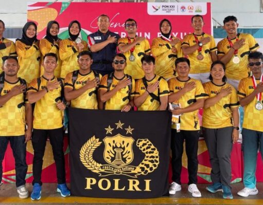Atlet Terjun Payung Korbrimob Polri Raih Prestasi Pada Ajang PON XXI Aceh-Sumut 2024