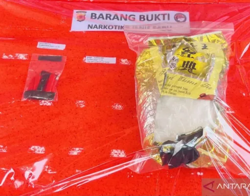 Peredaran Narkoba Berbungkus Teh China Diungkap Polres Bogor