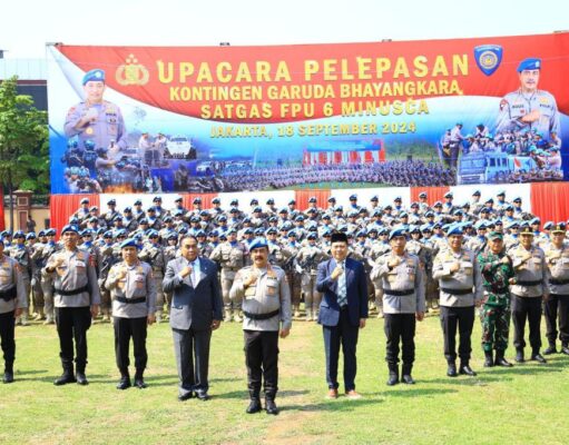 Ikuti Misi Perdamaian 140 Personel Satgas Garuda Bhayangkara Polri Dikirim ke Afrika Tengah