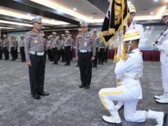 Kakorlantas Polri Pimpin Upacara Pencucian Pataka, “Komitmen Polisi dalam Melayani Masyarakat”