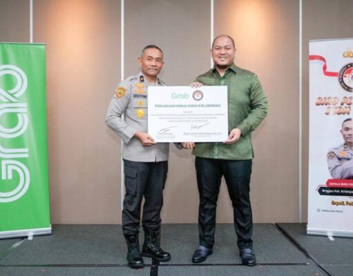 Tingkatkan Kualitas Layanan Transportasi Polri dan Grab Jalin Kerja Sama