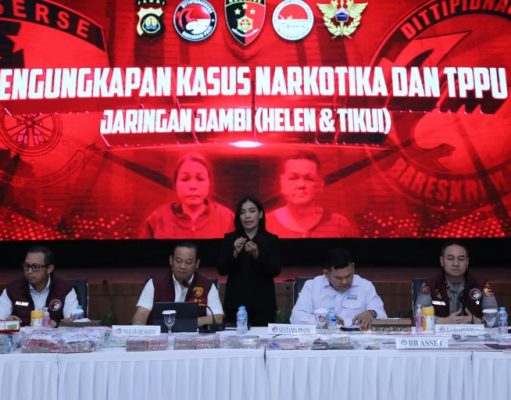 Polri ungkap Jaringan Narkoba Wilayah Jambi H dan DS
