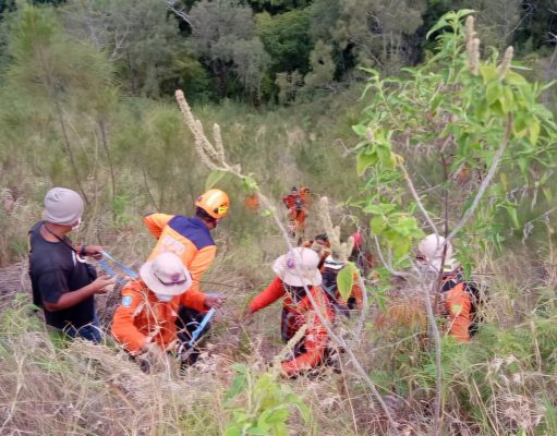 TRC BPBD Jatim Temukan Lokasi Pendaki Hilang di Gunung Wilis