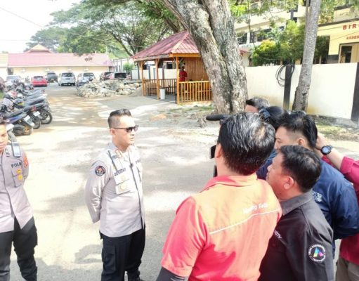 Pasca Kebakaran di Polda Gorontalo Pelayanan Masyarakat Tetap Berjalan Normal