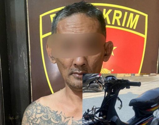 Pencurian Motor Dalam 24 Jam Pelaku di Bekuk