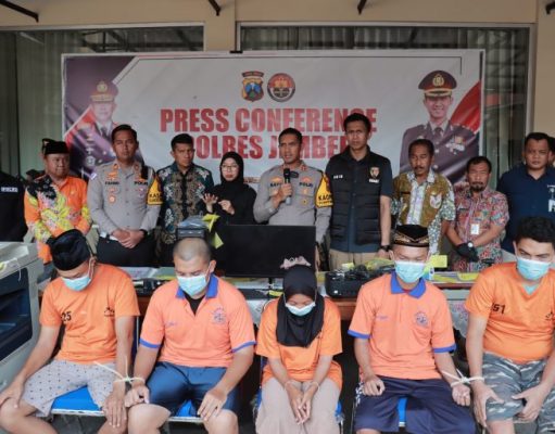 Pemalsuan Dokumen Lintas Provinsi Berhasil Dibongkar Polres Jember, 5 Tersangka Diamankan
