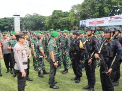 Kunker Presiden Prabowo ke Akmil Magelang, TNI-Polri Apel Gelar Pasukan VVIP