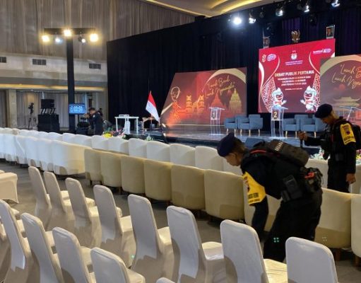 Polrestabes Semarang Lakukan Sterilisasi Jelang Debat Cagub Dan Cawagub Jateng