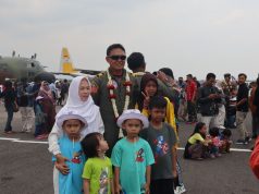 HUT TNI, Antusiasme Masyarakat Melihat Alutsista TNI-AU di Lanud Husein Sastranegara