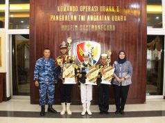 Danlanud Husein Sastranegara Apresiasi Pemenang Lomba Foto dan PBB di HUT Ke-79 TNI