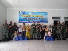 Lanud Husein Sastranegara Serahkan Santunan Kepada Anak Asuh Stunting