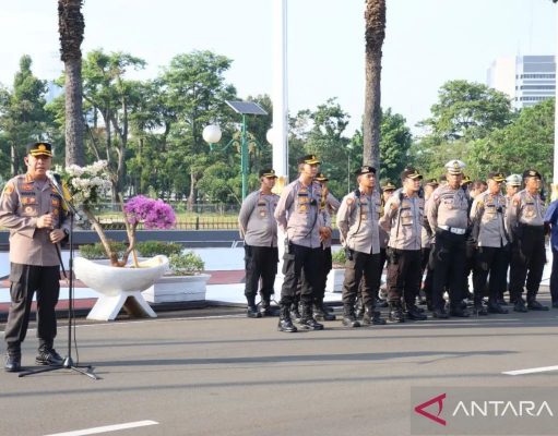 Jaga Aksi di DPR RI dan Patung Kuda Polisi Kerahkan 1.758 Personel