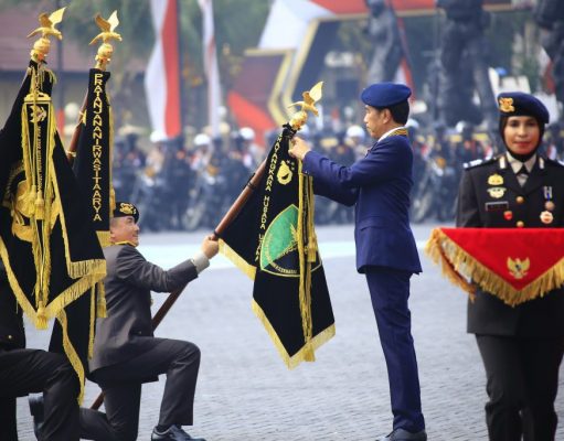 Pusdokkes Polri Dapat Penghargaan Nugraha Sakanti dari Presiden Jokowi