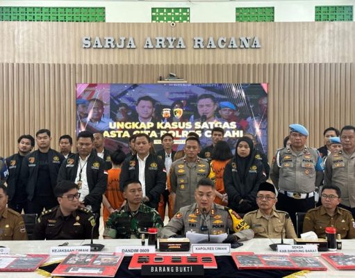 Polres Cimahi Ringkus 5 Promotor Judi Online di Media Sosial Lewat Patroli Siber
