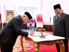 Presiden Prabowo Subianto Lantik Basuki Hadimuljono sebagai Kepala OIKN