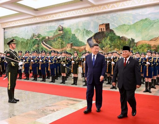 Kunjungan Kenegaraan Perdana, Presiden Prabowo Disambut Upacara Kenegaraan oleh Presiden Xi Jinping