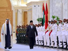 Presiden Prabowo Subianto Disambut Upacara Kenegaraan di Qasr Al Watn