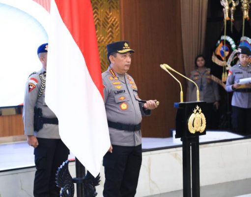 3 Kombes Pecah Bintang, Kapolri Pimpin Kenaikan Pangkat 4 Pati-Pamen Polri