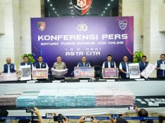 Komitmen atas Asta Cita Presiden Prabowo, Polri Sita Rp78,1 Miliar dari Judol Internasional
