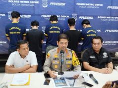 Polres Metro Depok Amankan Lima Orang Pelaku Judi Online di Sukmajaya