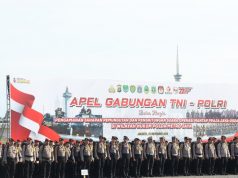 Apel Kesiapan Pengamanan Pilkada 2024 di Monas