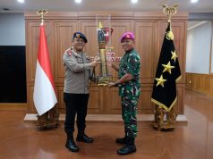 Komandan Pasukan Marinir 1 Kunjungi Korps Brimob Polri, Jalin Silaturahmi dan Tekankan Sinergitas