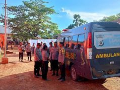 Polisi Berikan Pelayanan Kesehatan Untuk Korban Erupsi Lewotobi NTT