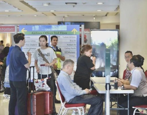 Dampak Erupsi Lewotobi 90 Penerbangan di Bandara Ngurah Rai Batal