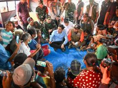 Kapolda NTT Dampingi Wakil Presiden Gibran Tinjau Korban Erupsi Gunung Lewotobi