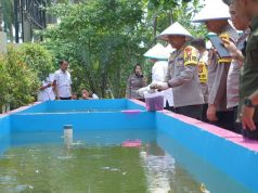 Polres Metro Bekasi Gelar Launching Gugus Tugas Polri Dalam Mendukung Progam Ketahanan Pangan