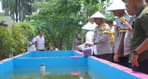 Polres Metro Bekasi Gelar Launching Gugus Tugas Polri Dalam Mendukung Progam Ketahanan Pangan